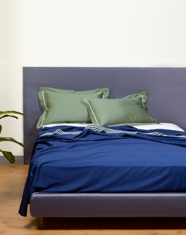 Blue and green sheet set