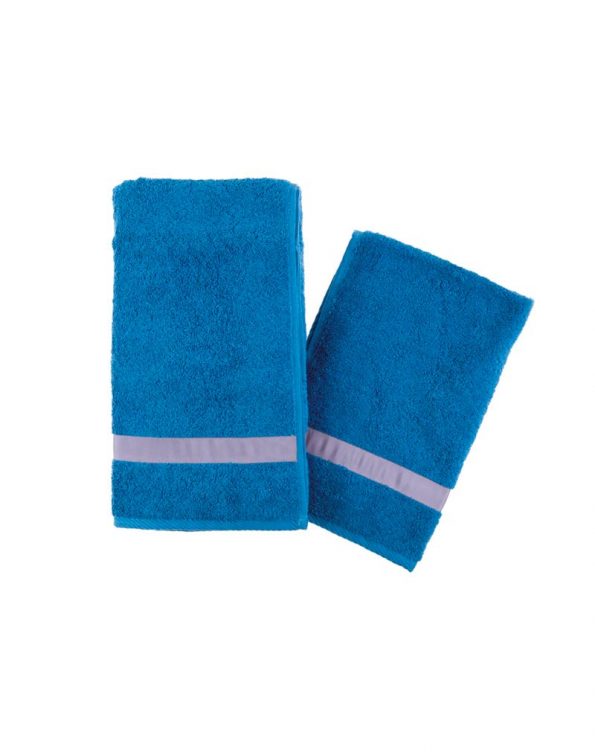 Petrol blue bath set