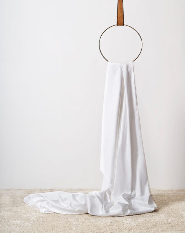 White sateen flat sheet