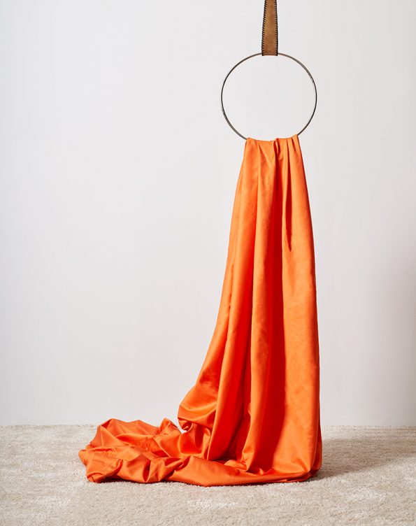 Orange Sateen Flat Sheet